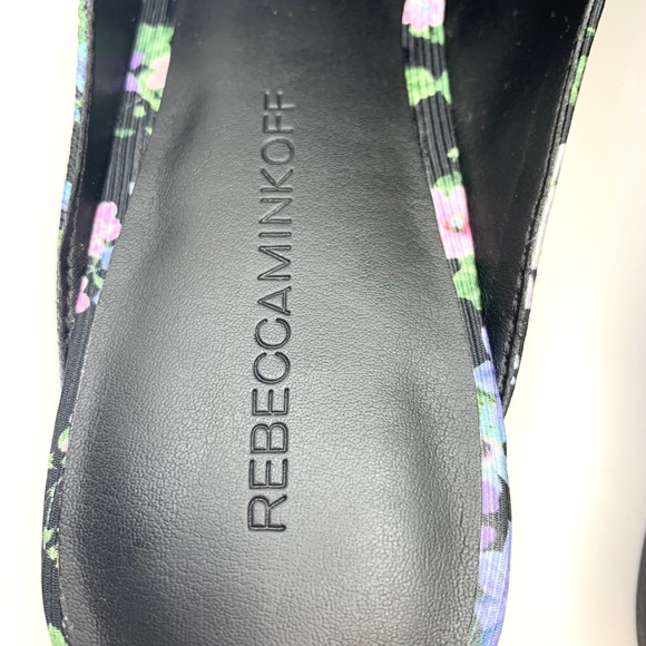 REBECCA MINKOFF MILENA STUDDED SILK LOAFER MULE - Picture 11 of 13